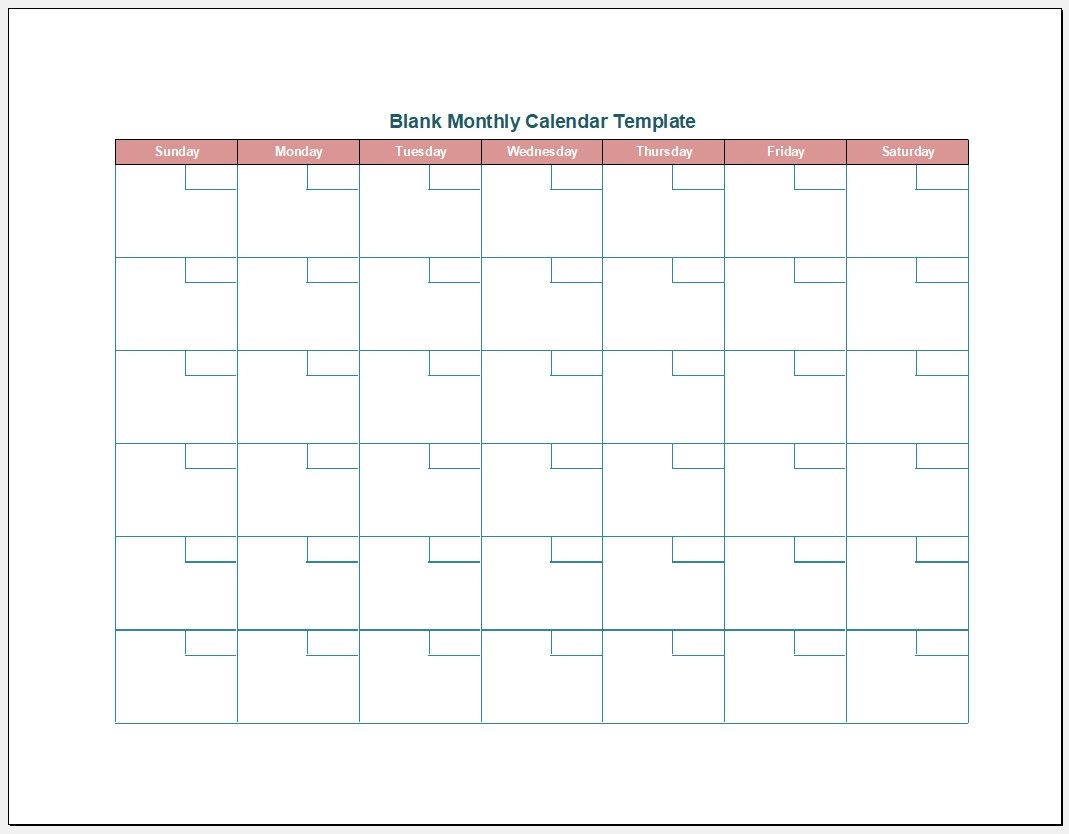 Free Printable Calendar With Lines | Calendar Printables