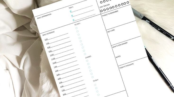 free printable daily planner with time slots anjahome