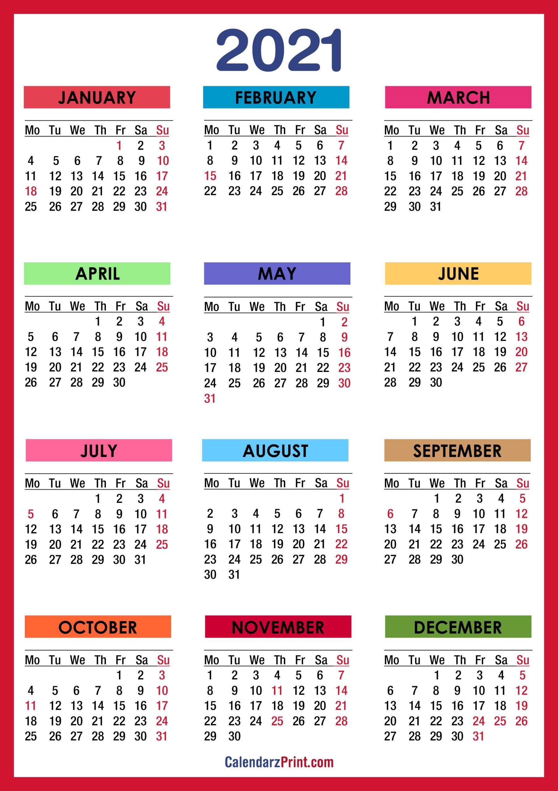 Free Printeable Pocket Calendar For 2021 | Calendar