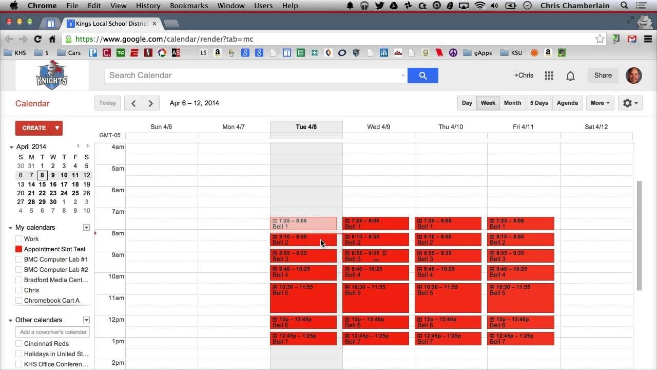 Gafe Appointment Slot Calendars Youtube