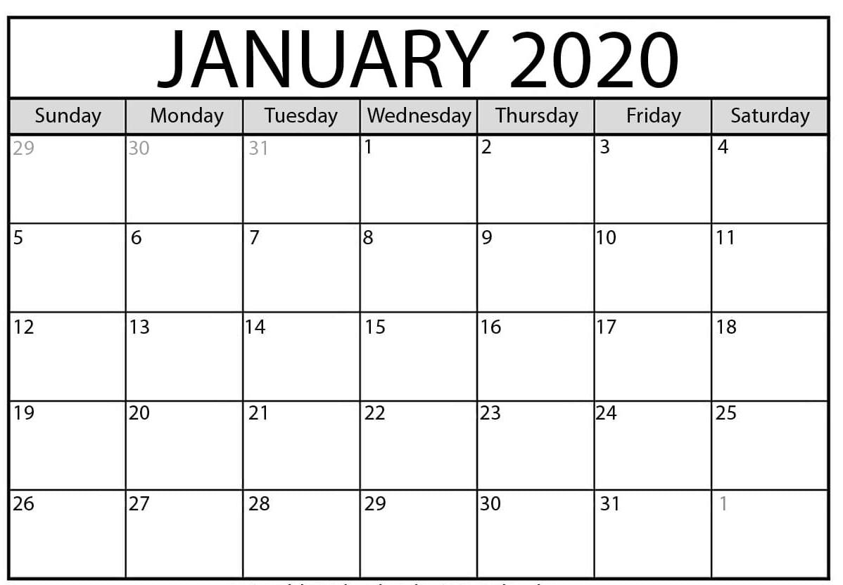 Get Kid Friendly Monthly Calendars 2020 | Calendar