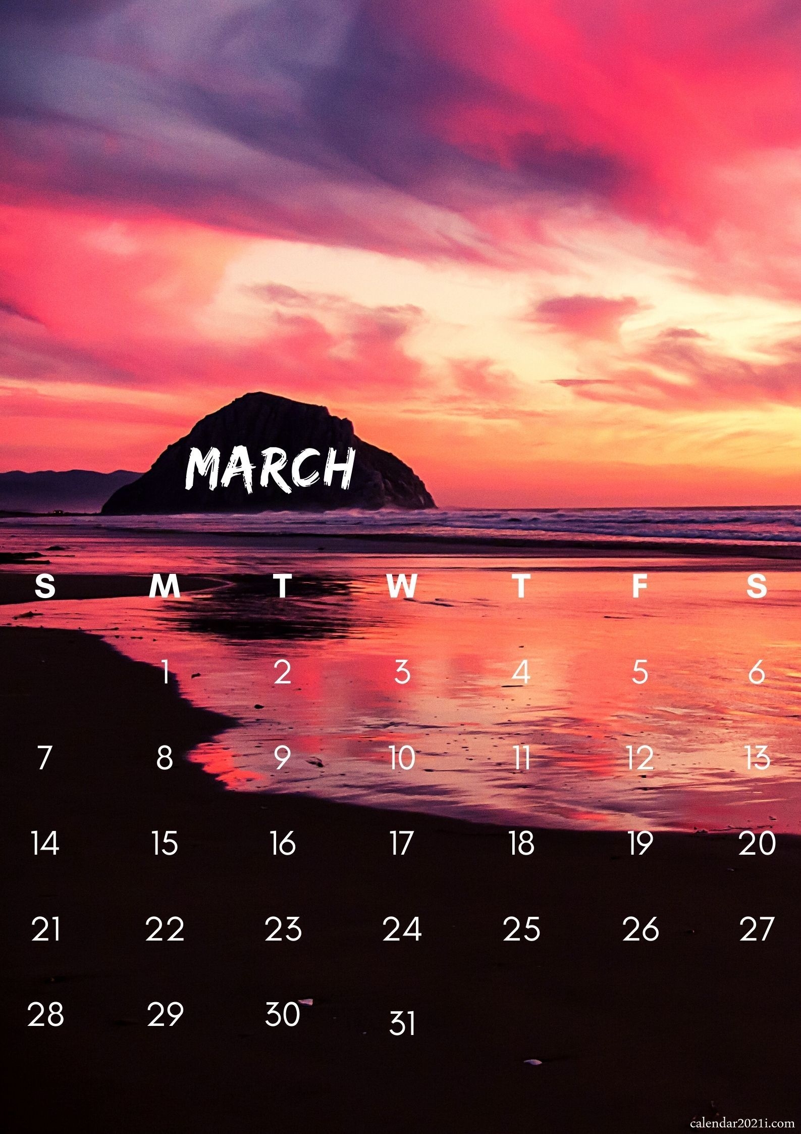 Iphone March 2021 Calendar Wallpapers Free Download