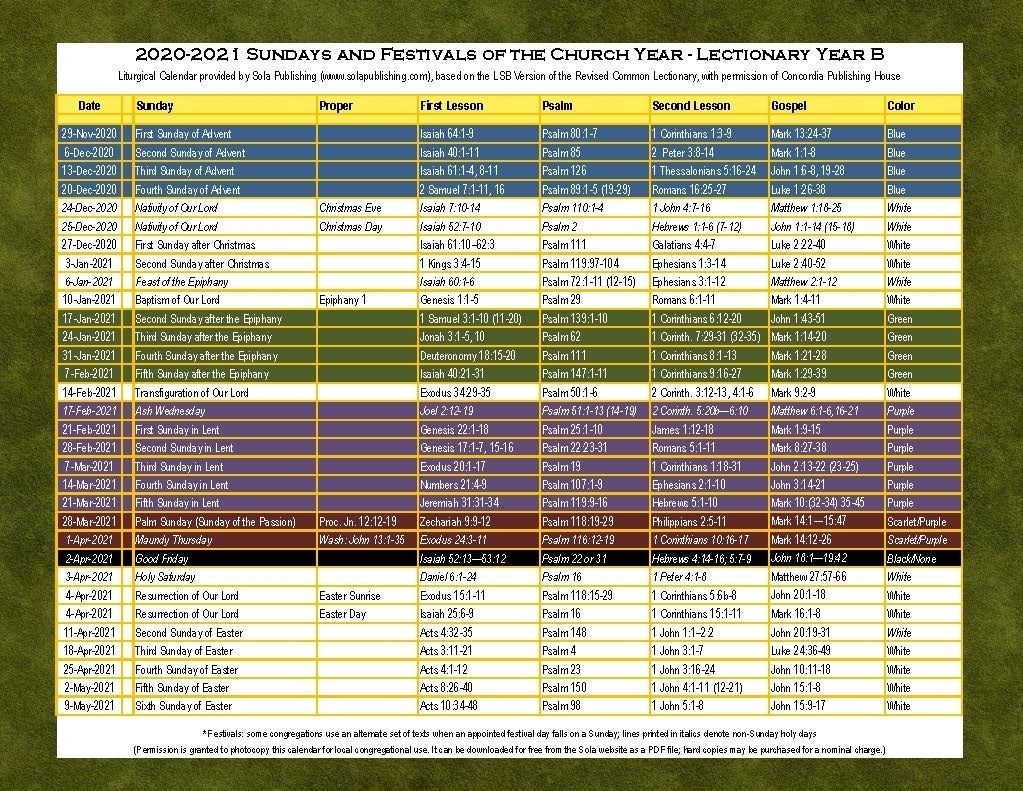 methodist church liturgical calendar 2021 calendar