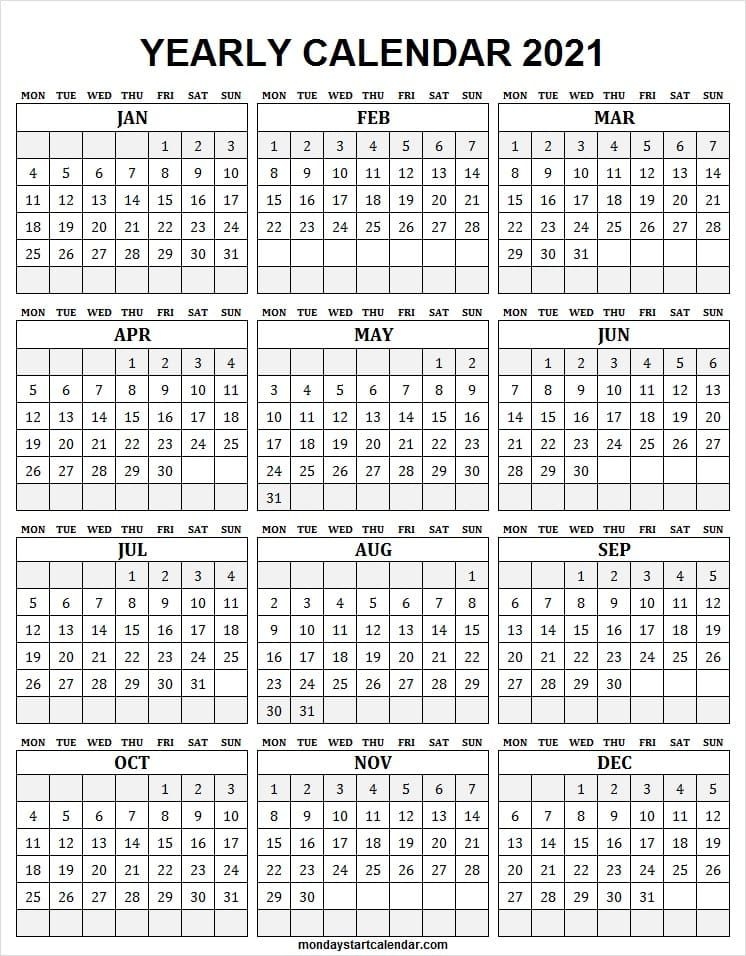 microsoft word printable calendar 2021 | free letter templates