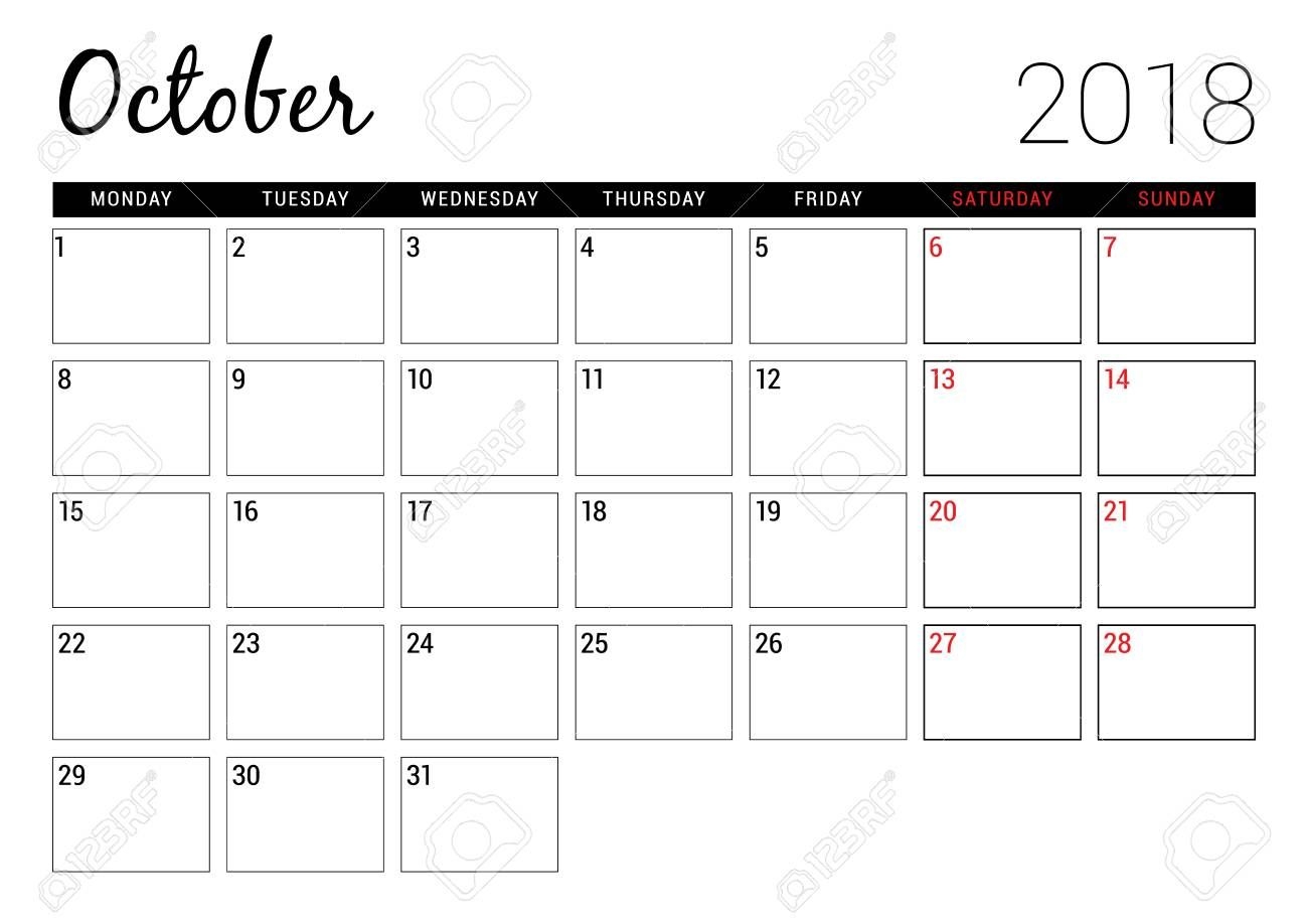 monday start calendar template | example calendar printable