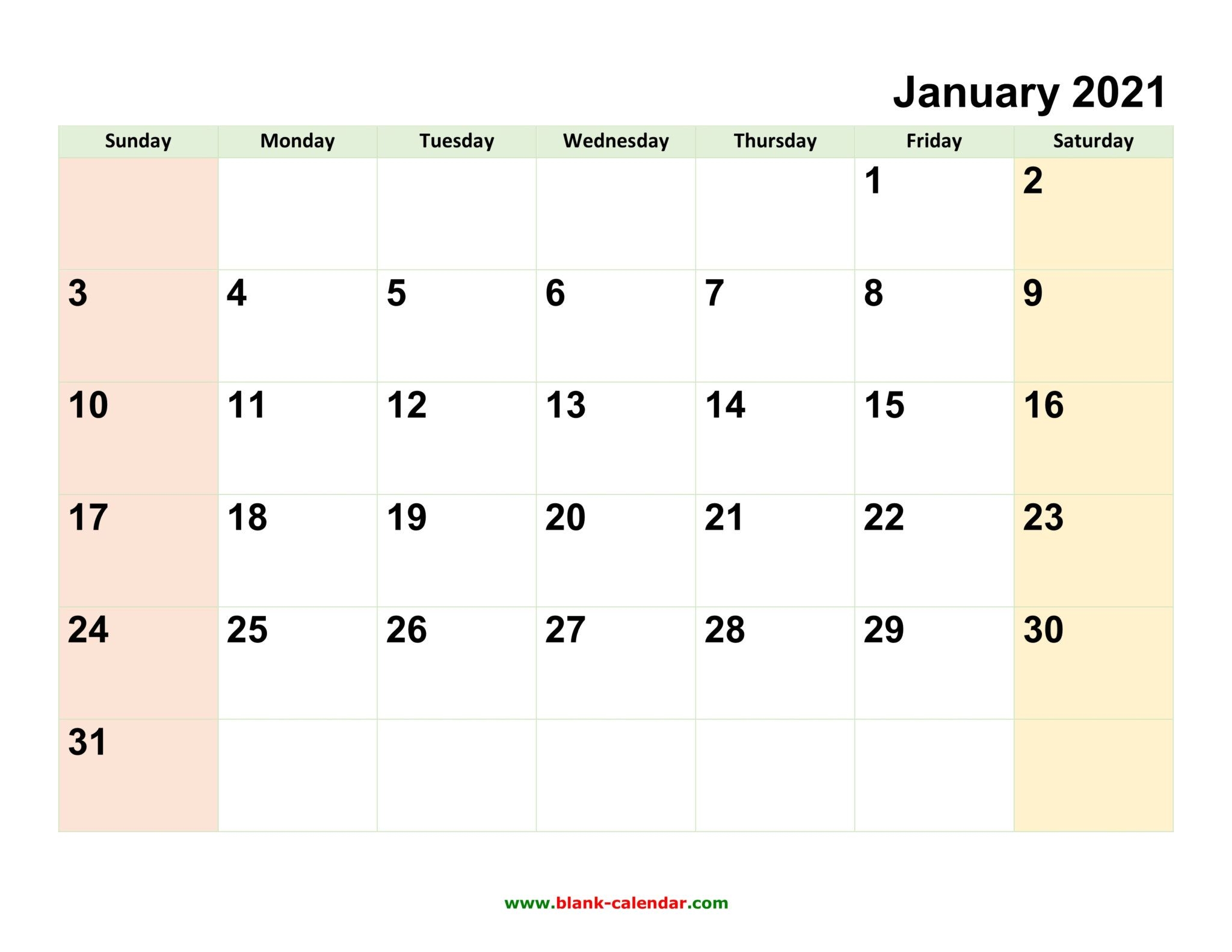 monthly calendar 2021 | free download, editable and