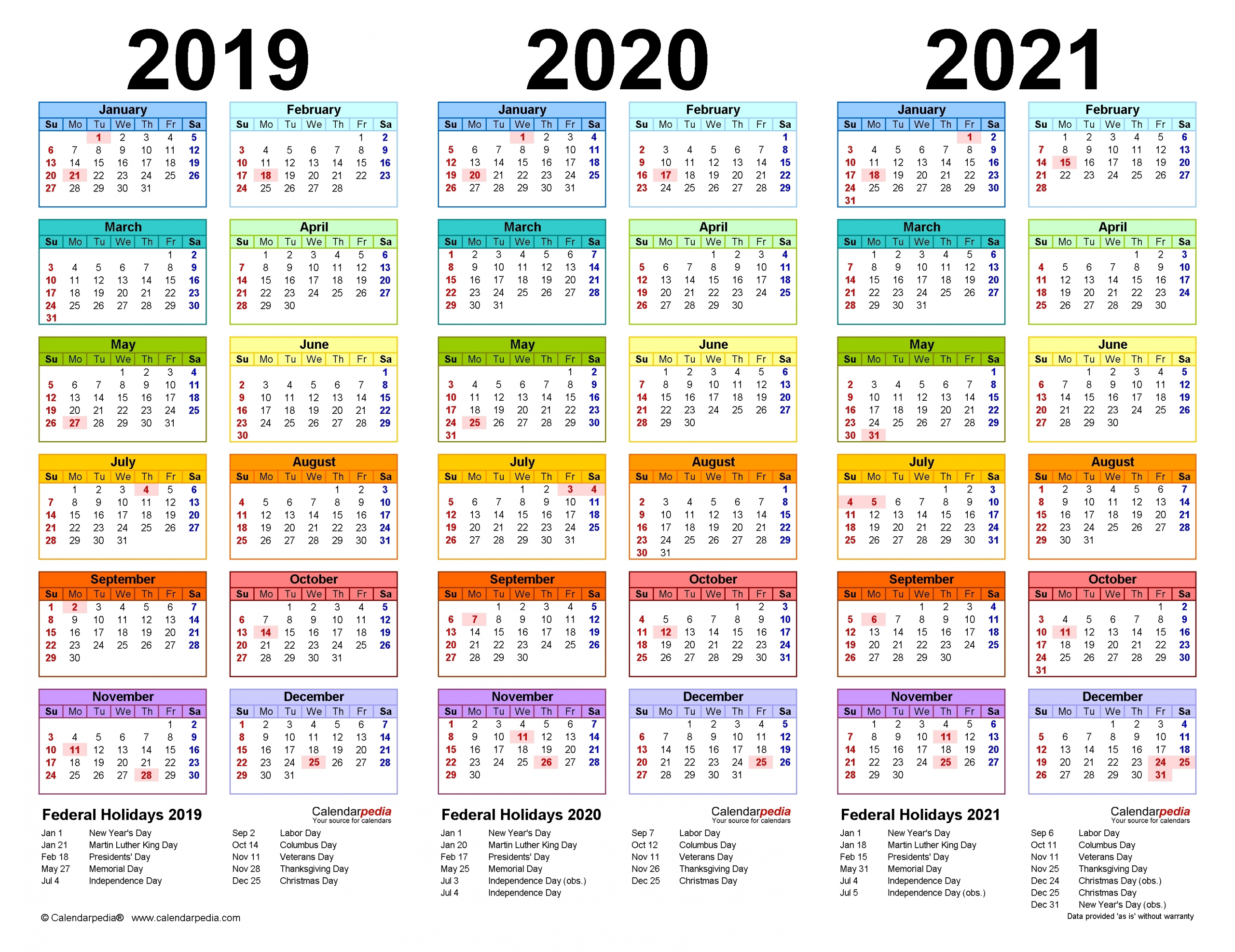 Printable 12 Month 2020 2021 Calendar Template Calendar