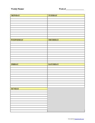 Printable Appointment Book Template | Day Planner Template