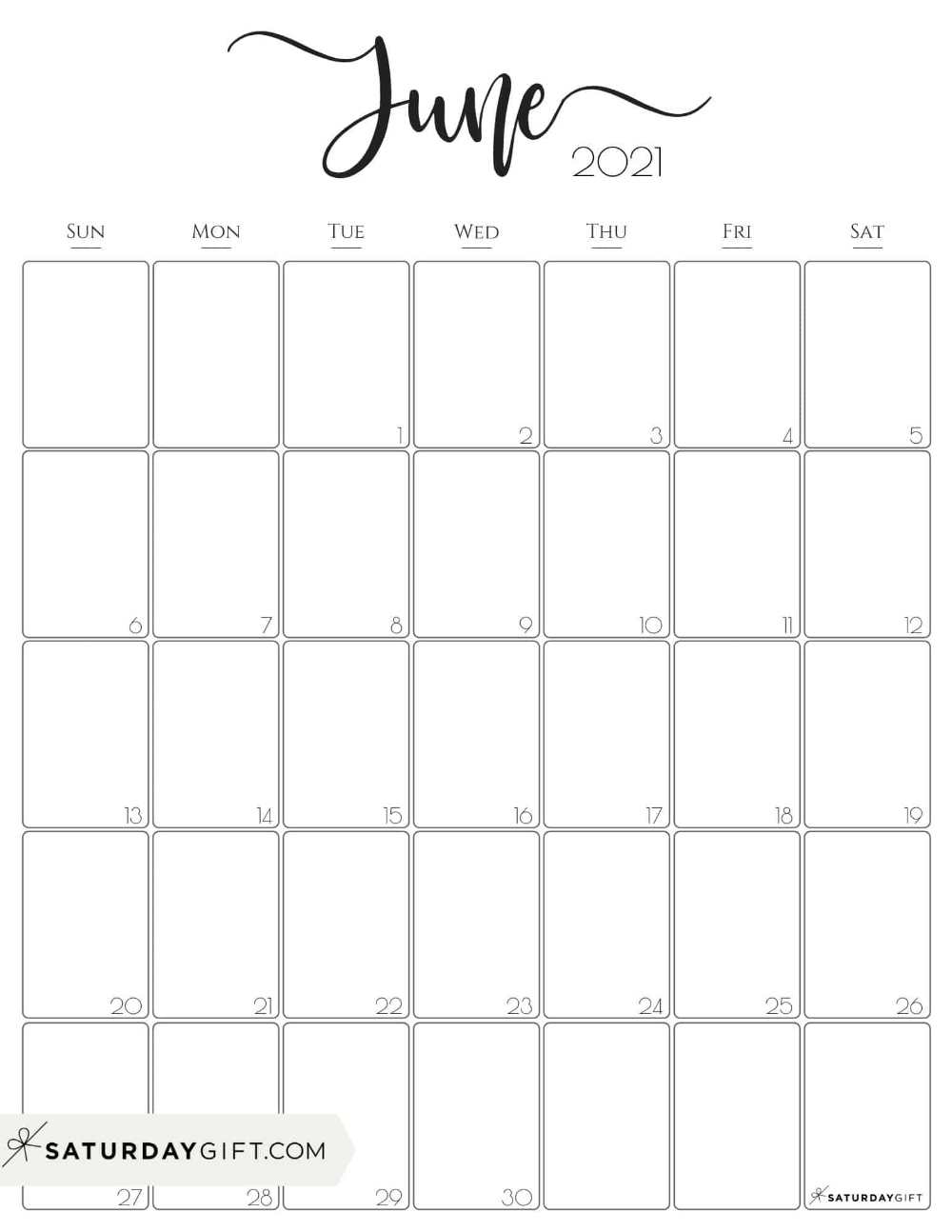 simple &amp; elegant vertical 2021 monthly calendar pretty
