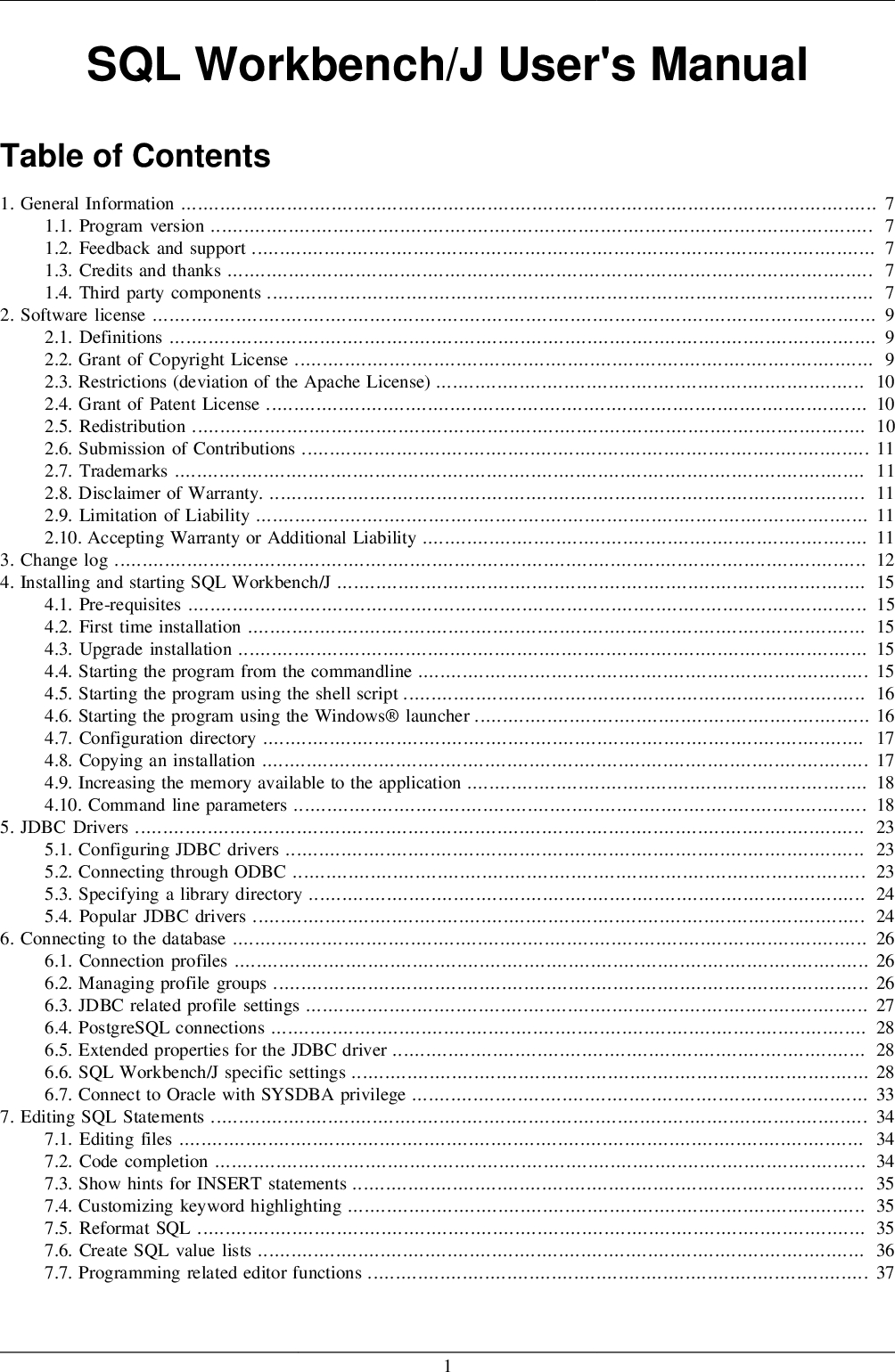 sql workbench/j user's manual sqlworkbench