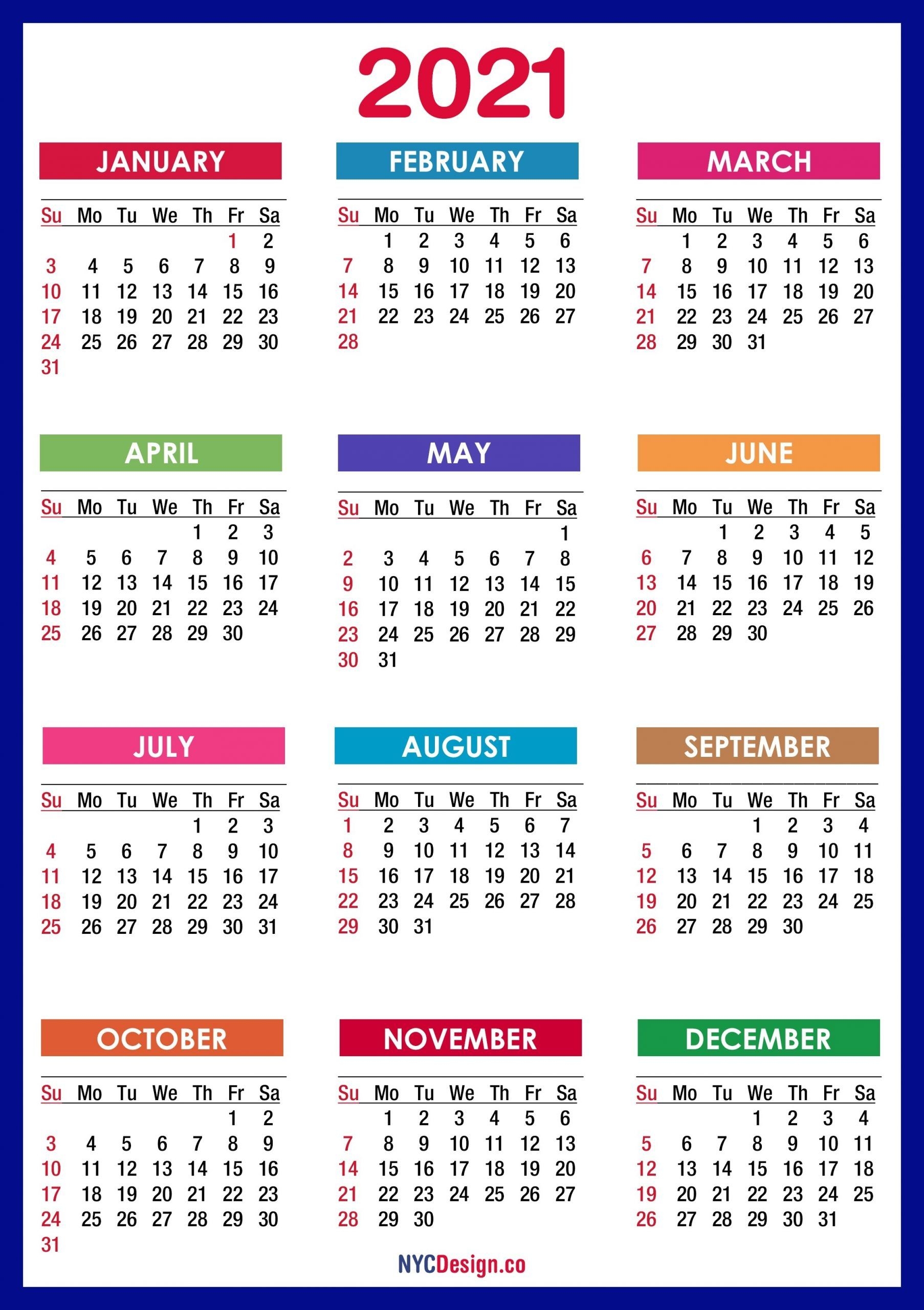 sunday to saturday monthly calendar 2021 | calendar