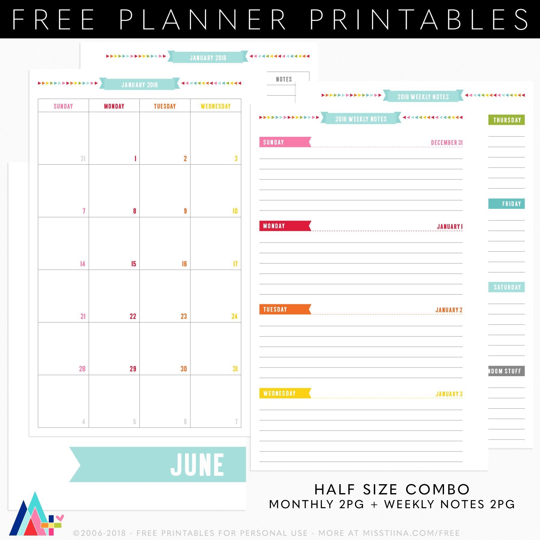 Take Free Printable Calendars Half Page | Calendar