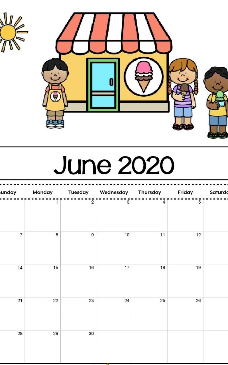 Take Kid Friendly Printable 2020 Calenders | Calendar