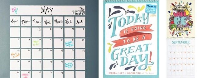 ten calendars you can make or buy (yahoo diy) | diy