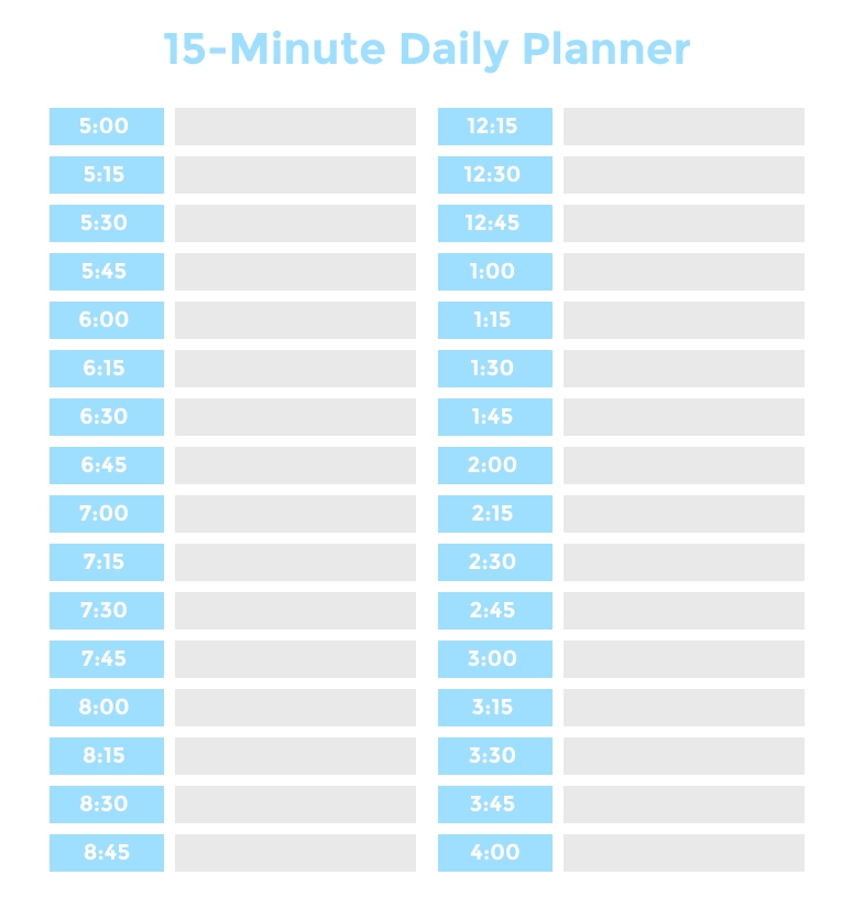 Time Blocking Planner ( 9 Free Time Blocking Templates)