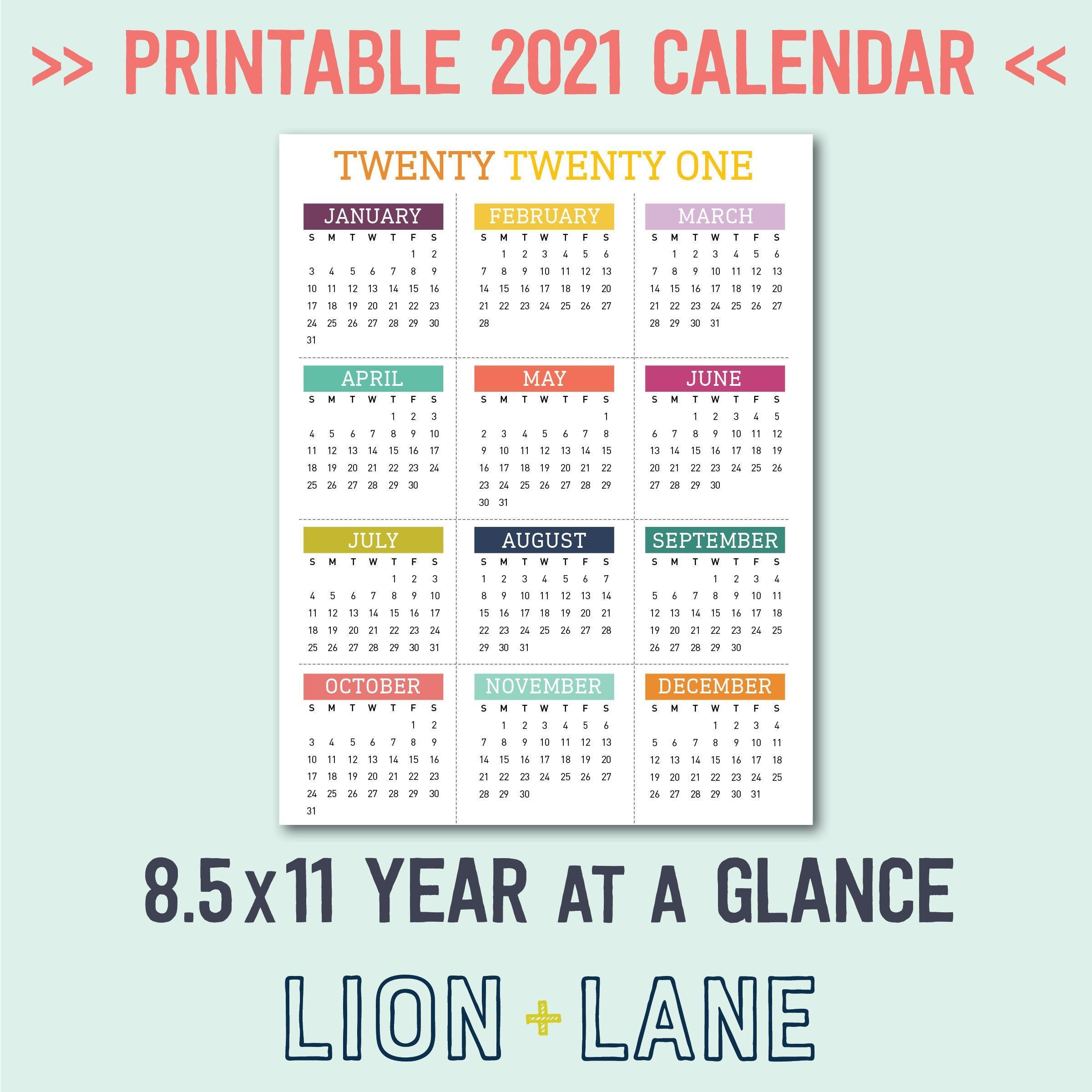 20 2021 calendar 8 5 x 11 free download printable