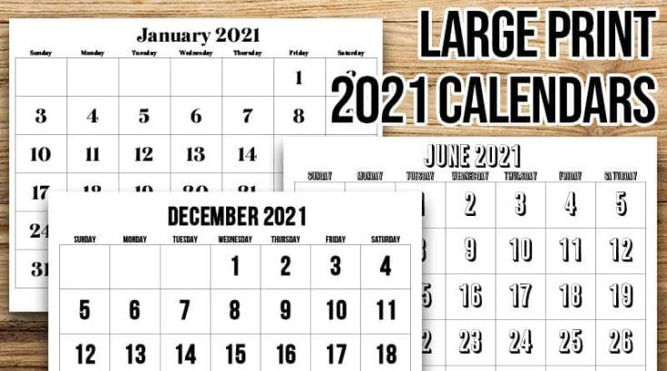 20 free printable 2021 calendars lovely planner
