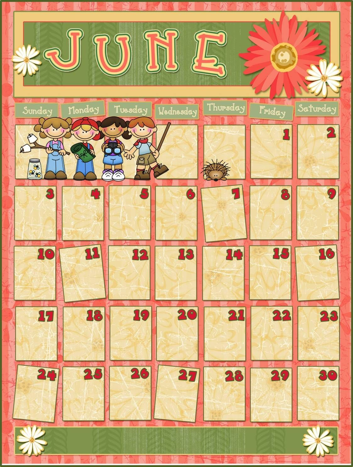 2012 June Calendar | Calendar, Sunday Monday Tuesday