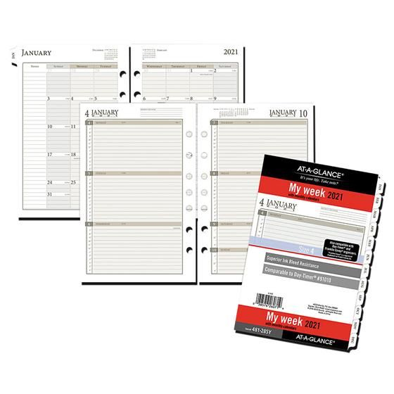 2021 At A Glance 481 285y Day Runner Weekly Monthly