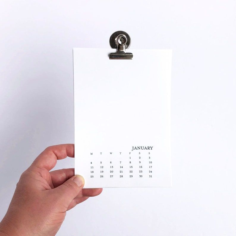 2021 printable calendar 5x7 monday sunday printable