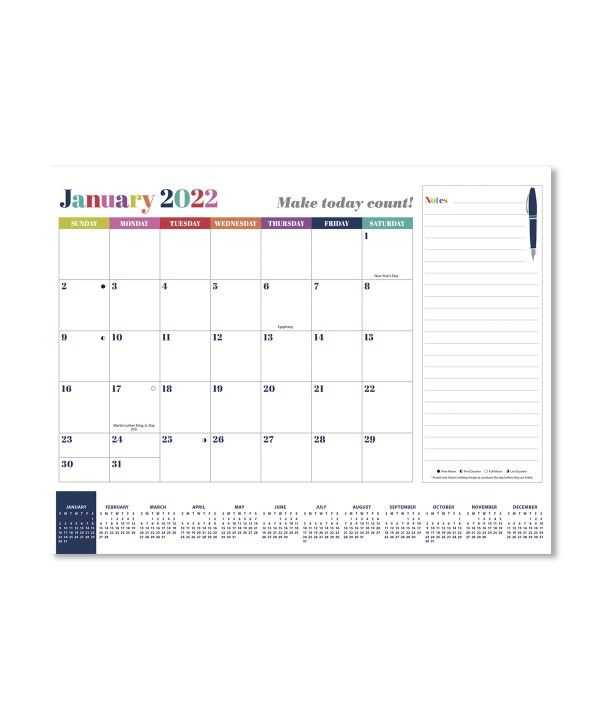 2022 monthly calendar 11&quot; x 8 5&quot; desk calendar calendars