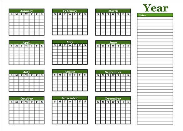 40 microsoft calendar templates free word, excel