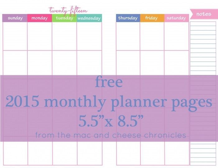 5 5 x 8 5 planner template fresh free printable planner 5