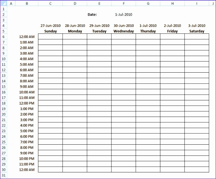 8 schedule excel templates excel templates