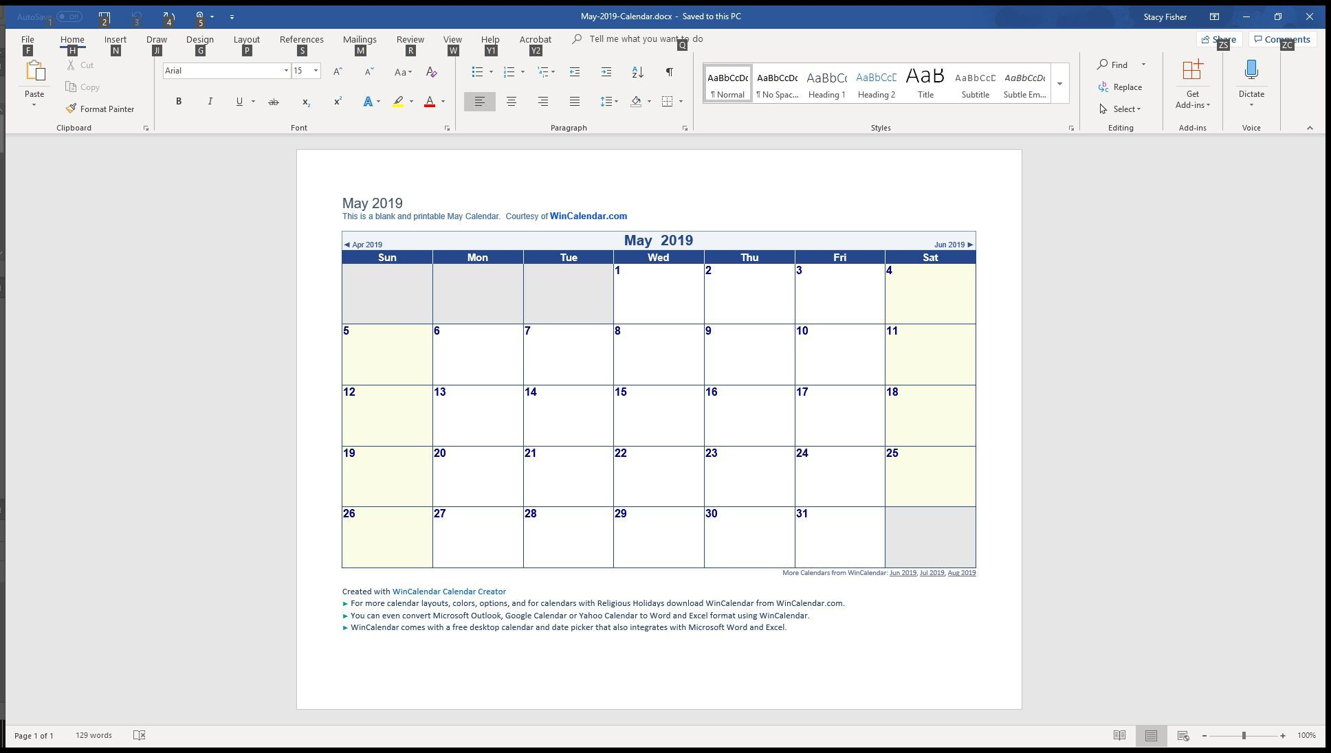 8 Top Place To Find Free Calendar Templates For Word