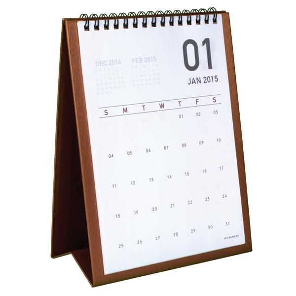 amazon : at a glance monthly desktop easel calendar