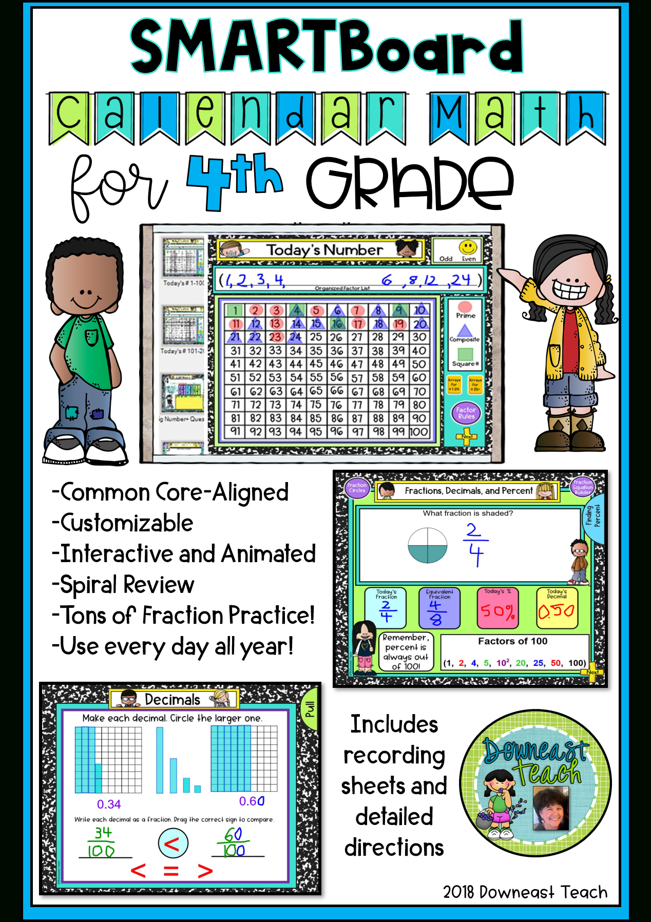 calendar math for 4th grade smart board | calendar math