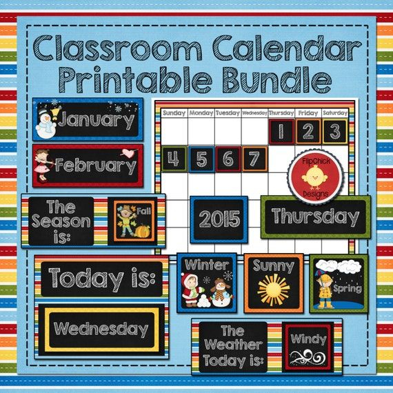 Calendar For Preschool Classroom Printable - Example Calendar Printable