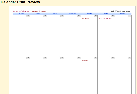 Customizable Calendars | Print Blank Calendars
