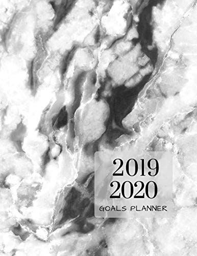 download 2019 2020 marble grey 15 months daily planner