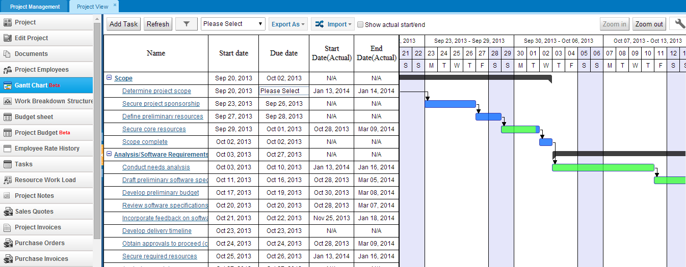 Download Excel Week Ending Date | Gantt Chart Excel Template