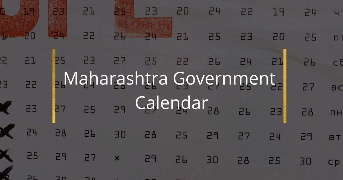 Download Maharashtra Government Calendar 2021 Pdf Holidays