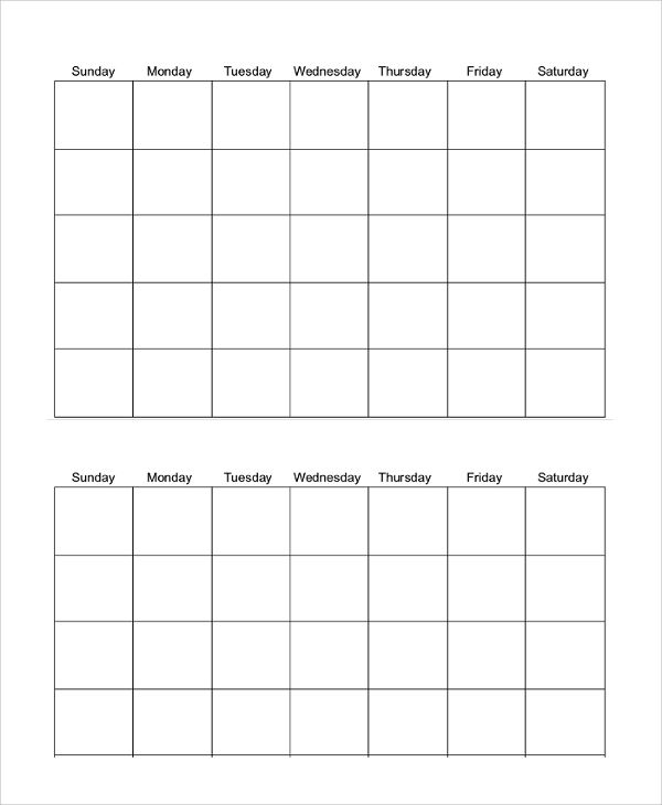 Free 7 Sample Printable Calendar Templates In Pdf | Ms Word