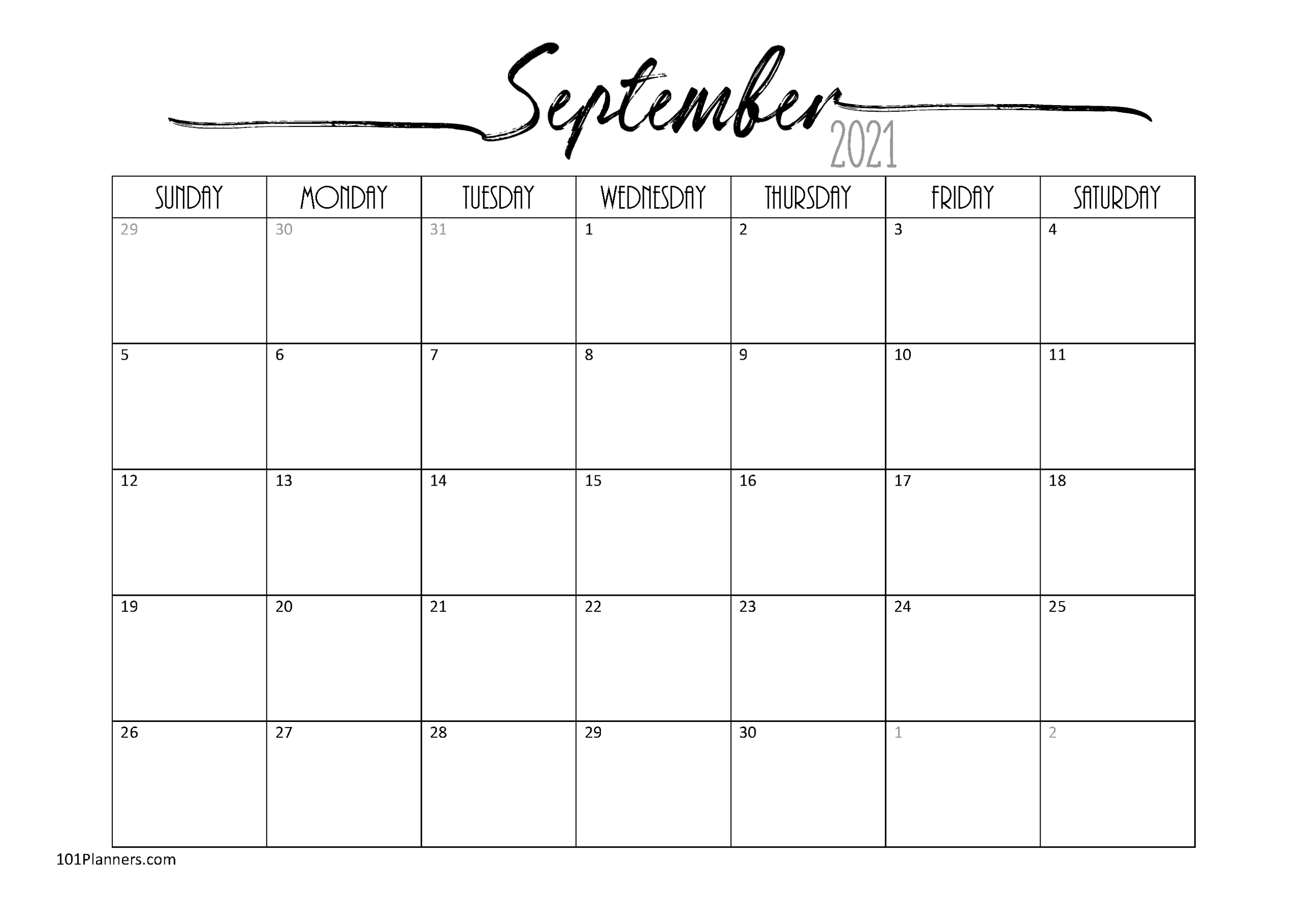 Free Editable 2021 Calendars In Word / Printable Calendar