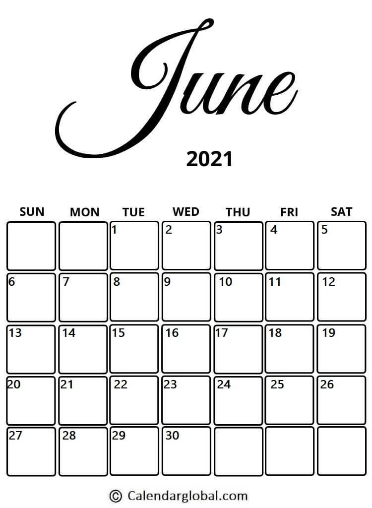Free Editable 2021 Calendars In Word : Word Calendar