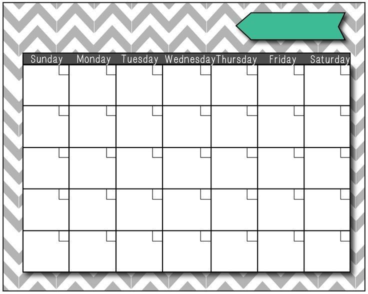 Fresh Free Printable Fill In Calendar | Free Printable