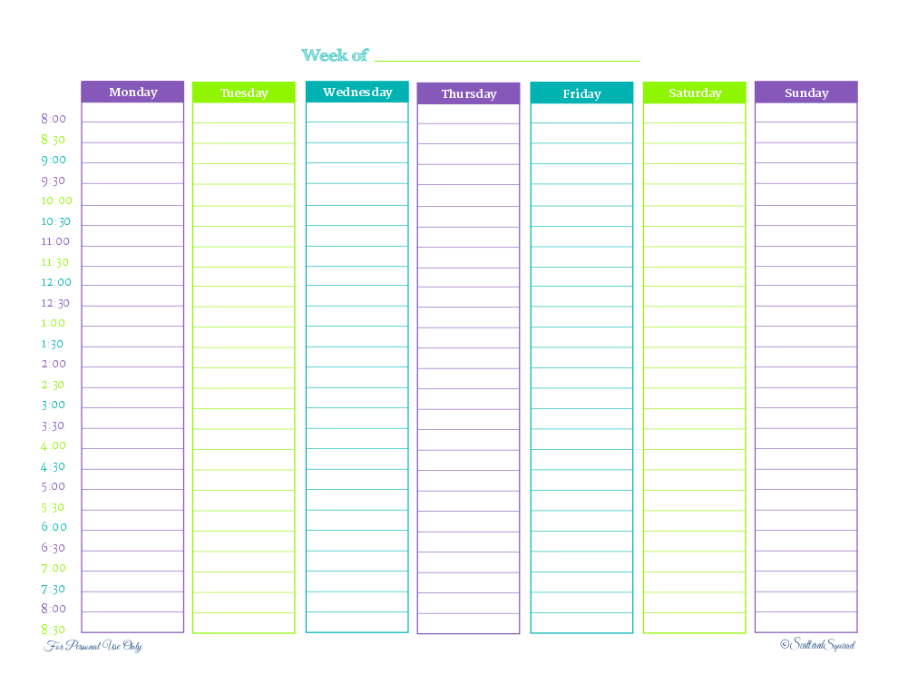 got a busy week? there&#039;s a weekly planner for that