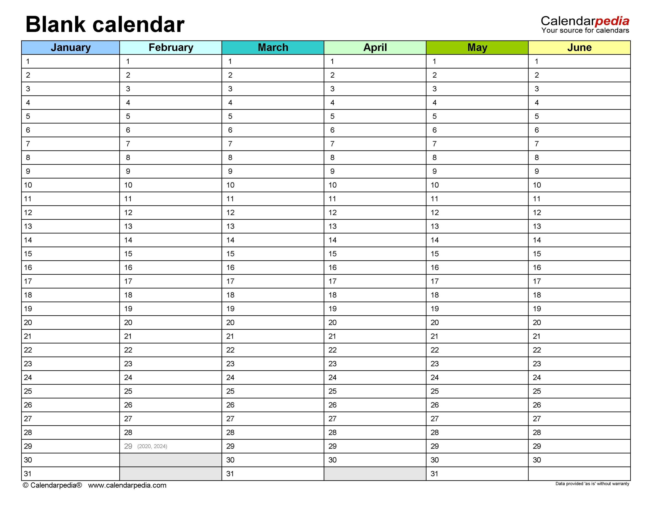 How To Free Fill In Printable Calendars | Blank Calendar
