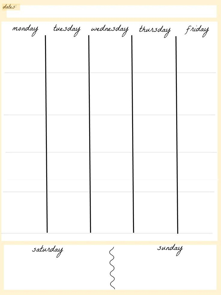 impressive 5 week blank calendar | blank weekly calendar
