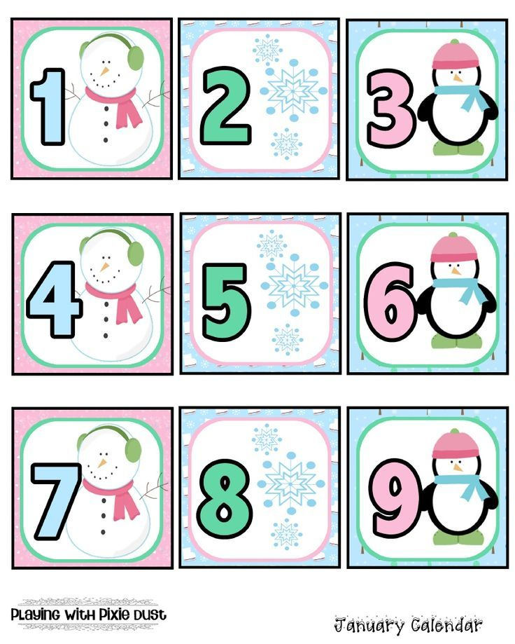 january calendar | january calendar, preschool calendar