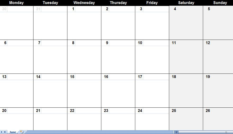 June 2011 Calendar | June 2011 Calendar Printable