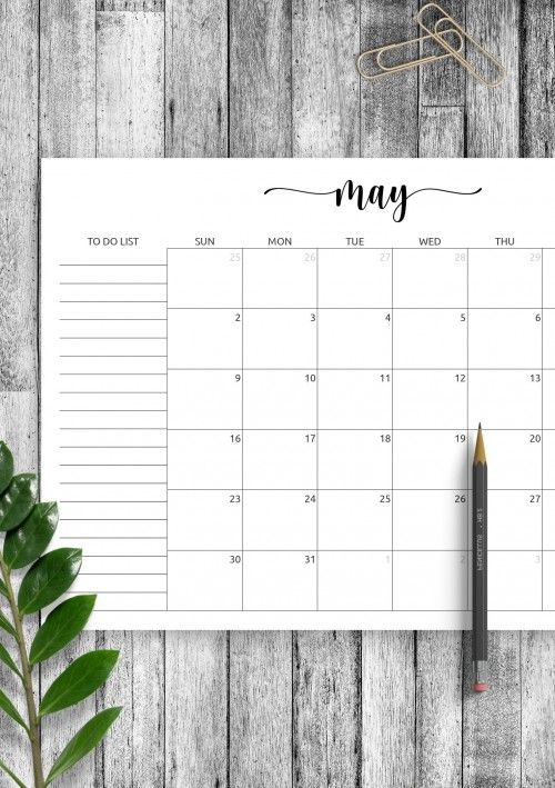 May 2021 Calendar Templates Download Pdf