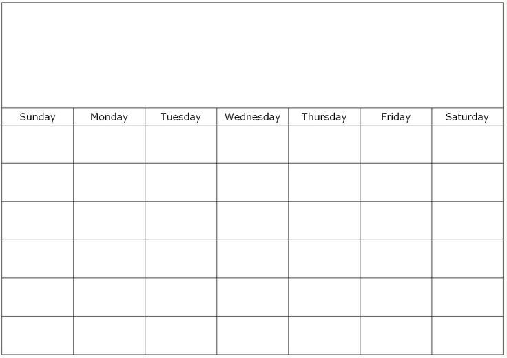 monthly calendar fill in | calendar printables, weekly