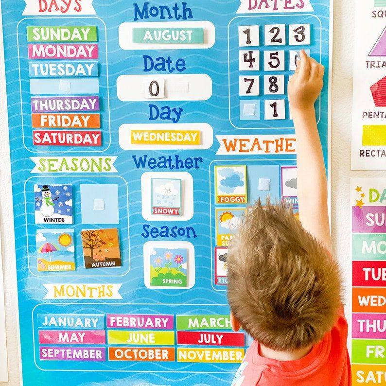 morning circle time board template preschool daily