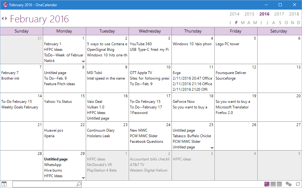 Onetastic Add In For Onenote Puts Your Notes In A Calendar