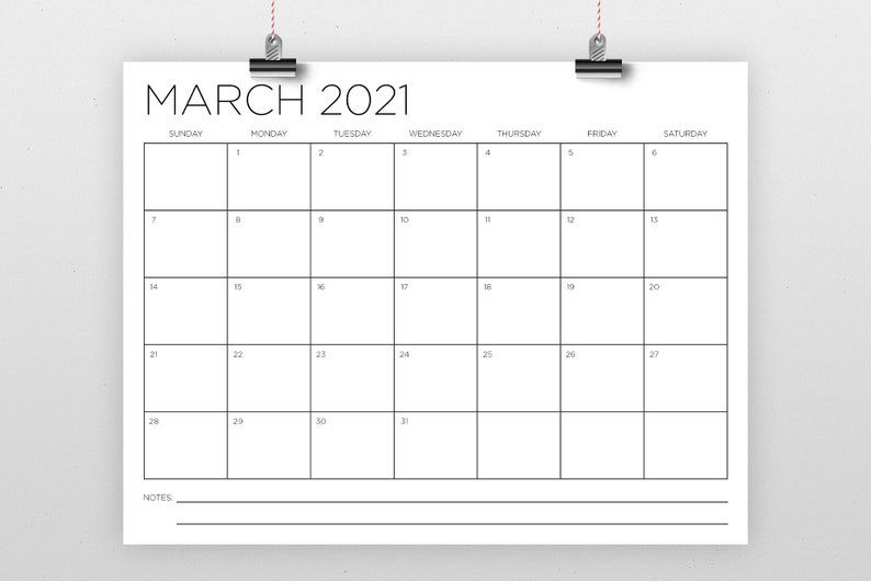 Printable 58 2021 Calendar : 2021 Calendar Printable